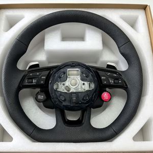 Volante de Cuero Personalizado con Botón de Encendido para Audi Q3 Q5 A3 S3 S8 R8 S6 S7 A4 A5 A6 A7, Venta al Por Mayor Directo de Fábrica - Product Image 1