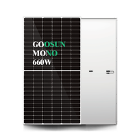 Modules photovoltaïques PERC 2024 650W 655W 660W 665W 670W Panneau solaire mono 182mm Panneaux d'alimentation monocristallins