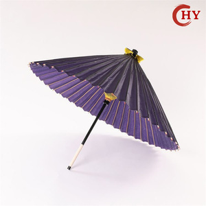 Parapluie en papier japonais fait à la main en bambou, accessoires de mariage, décoration parasol de pluie - Product Image 3
