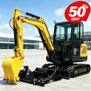 Mini Excavadora Compacta de Fábrica con Certificación CE, Motor 5, Excavadoras Hidráulicas con Accesorios Completos para Excavaciones Domésticas - Product Image 4