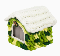Nouveau Nid pour Chat Portable en Coton PP Tressé à la Main, Universel Quatre Saisons, Créatif, pour Chien et Chat, Abri Chaleureux d'Hiver
