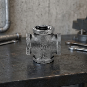 Conexión de Derivación de Tubería TSP Tipo Cruz de Hierro con Banda FCD 450 / ASTM A536 (Grado 65-45-12) de 4 Vías para Múltiples Tuberías de Alta Presión - Product Image 3