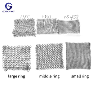 Chaîne décorative en aluminium, maille métallique, chaîne de mailles, ornements décoratifs, rideaux en chaîne dorée, maille de chaîne, couverture de lumière - Product Image 4