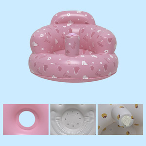 Pedido a granel Barato Bebé Sentado Ayudas Ergonómico Curvo Respaldo Bebé Aprendizaje Silla No Tóxico PVC para Alimentación - Product Image 4