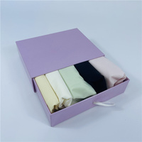 Emballage de papier recyclable de boîte de tiroir pour l'emballage hebdomadaire de chaussettes de sous-vêtements