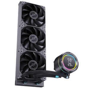 Système de refroidissement par eau pour processeur SNOWMAN 360 mm, pompe <span class=keywords><strong>AIO</strong></span> sans lumière 4 broches, haute conductivité thermique, bloc en aluminium pour PC, profil bas, boîte - Product Image 1