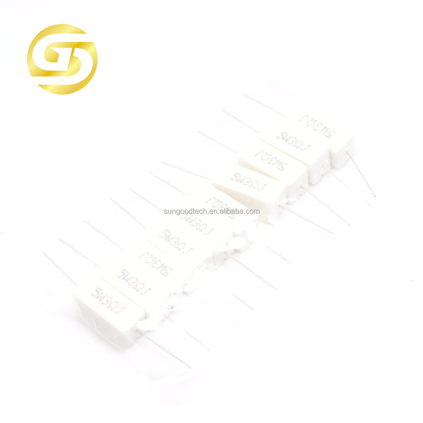 US Stock 10pcs 0.25 ohm 0R25J 5 watt Axial Ceramic Cement Power US Stock 10pcs 0.25 ohm 0R25J 5 watt Axial Ceramic Cement Power