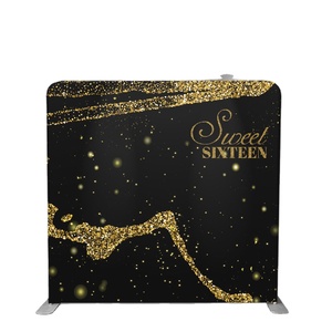 Funda de almohada de tensión, 8x8 telón de fondo de tensión de tela, soporte plegable para fotomatón - Product Image 1