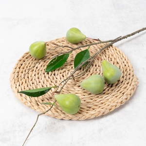 Decoración Estilo Bosque, Flor Artificial de Ficus de Tallo Único, Flores de Burbuja, Follaje Artificial, Ideal para Decoración Versátil de Clubes - Product Image 5