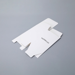 Tùy chỉnh hộp giấy thẻ trắng gấp nhỏ <span class=keywords><strong>tuck</strong></span> Top có thể gập lại bao bì hộp giấy - Product Image 2