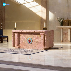 Sculptures et Gravures <span class=keywords><strong>en</strong></span> Pierre d'Église Catholique, Autels <span class=keywords><strong>en</strong></span> Marbre <span class=keywords><strong>Naturel</strong></span>, <span class=keywords><strong>Table</strong></span> avec Sculpture - Product Image 4