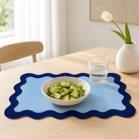 Serviettes en lin 100% brodées, classiques, carrées, faites à la main, bordure festonnée, sets de table en coton, lavables en machine, décoration de table