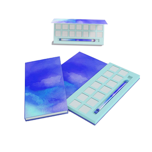 Impression personnalisée marque fard à paupières vide emballage unique <span class=keywords><strong>palette</strong></span> de maquillage <span class=keywords><strong>palette</strong></span> de blush cosmétique maquillage boîte d'emballage en papier - Product Image 4