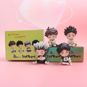 ฟิกเกอร์โทบิโอะ คาเกยามะ ชุด 4 ตัว = 1 ชุด พร้อมกล่อง ซูกาวาระ โคชิ ของตกแต่งโต๊ะทำงาน สำหรับตู้คีบตุ๊กตา ขนาด H5.5-6 ซม. - Product Image 3