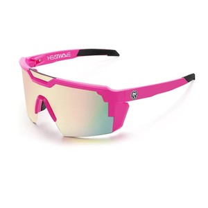 Lunettes de Soleil de Marque Heat Hot Wave Z87+ de Haute Qualité et de Luxe, Verre Monobloc Carré, pour Femme et Homme, Verres Dégradés, Protection UV400 - Product Image 3