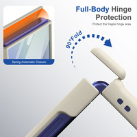 Funda Plegable con Tacto de Piel para Samsung Galaxy Z Flip 8 7 6 5, con Anillo Magnético Integrado, Protección Completa y Resistente a Impactos