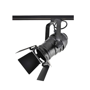 Rạp Hát Chiếu Sáng 4 Lá E27 Cơ Sở 20W 30W 35W 40W <span class=keywords><strong>PAR30</strong></span> Ánh Sáng Tại Chỗ BARN DOOR LED Theo Dõi Ánh Sáng - Product Image 3