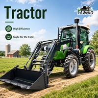 Tractor 4x4 Modelo Popular LAWNIO con Salidas Hidráulicas Dobles, Operación Multipropósito para Grandes Operaciones Agrícolas