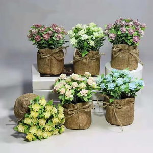 Fabricante, venta al por mayor, precio barato, 100%, maceta de tela de yute ecológica natural, maceta de yute, maceta para jardín, diseño bonito - Product Image 4