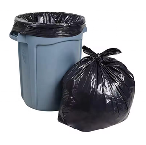 Factory Hot Selling Black HDPE Trash Bags <b>Plastic</b> Garbage Can Liners Professional Garbage Bags Trash Bags for Home <b>Kitchen</b> - Product Image 3