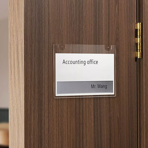 Usine personnalisée 11*8.5 acrylique signe titulaire en plastique transparent PMMA pour montage mural affiche présentoir ou étui d'étagère - Product Image 5