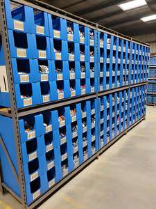 กล่องเก็บเสื้อผ้าในคลังสินค้า กล่องพลาสติก PP ลอนลูกฟูก ซ้อนกันได้ ประกอบง่าย - Product Image 5