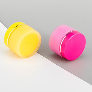<span class=keywords><strong>Pot</strong></span> de crème en plastique <span class=keywords><strong>vide</strong></span>, récipient rose et jaune, <span class=keywords><strong>cosmétique</strong></span>, pour baume des lèvres, <span class=keywords><strong>pot</strong></span> de 5-10g, en stock - Product Image 2