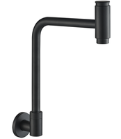 Robinet de cuisine et de salle de bain mural en acier inoxydable 304 à poignée unique, personnalisable OEM, vente en gros, robinet d'évier rotatif