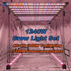 ไฟปลูกต้นไม้ LED 1000W รุ่นใหม่ ปี 2026 Plus 200 240W LED สเปกตรัมเต็มรูปแบบ สำหรับปลูกใต้หลังคา เหมาะสำหรับบ้านและนักวิจัย - Product Image 1