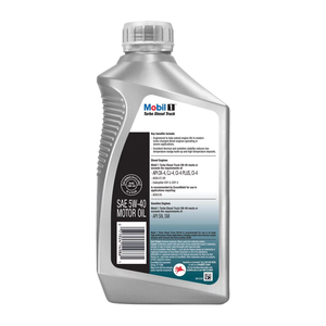 Huile moteur synthétique Mobil 1 Turbo Diesel Truck 5W-40 1 Qt, lubrifiant automobile avec propriétés anti-usure, États-Unis - Product Image 2