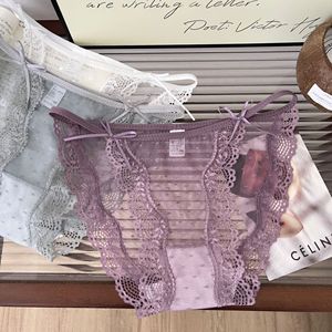 Ropa Interior Sexy de Encaje para Mujer, Bikini Cheeky Elástico y Transpirable, Bragas para Dama - Product Image 3