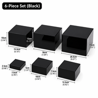 Présentoirs personnalisés en blocs blancs solides pour lunettes de vue et de soleil, comptoir de magasin d'optique, merchandising en gros