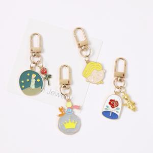 Portachiavi con Ciondolo Rosa del Piccolo Principe, Moschettone in Metallo Resistente, Portachiavi Anti-Smarrimento - Product Image 6