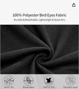 Tùy chỉnh <span class=keywords><strong>Hi</strong></span> <span class=keywords><strong>VIS</strong></span> Class 3 Polyester T-Shirt phản quang an toàn bảo hộ lao động khả năng <span class=keywords><strong>hi</strong></span>ển thị cao màu đen dài áo sơ mi - Product Image 5