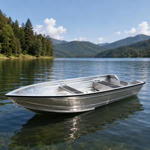 Nouveau <span class=keywords><strong>bateau</strong></span> à coque en V en aluminium 12 pieds/14 pieds/16 pieds Capacité de flottation 105 kg/167 kg/362 kg 4-6 passagers Certifié CE Pêche en lac et rivière Utilitaire - Product Image 2