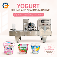 Machine de remplissage et de scellage automatique de gobelets pour yaourt, fromage, lait et jus 2026 |   Équipement d'emballage pour produits laitiers et liquides