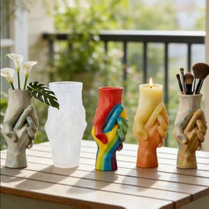 Moldes <span class=keywords><strong>de</strong></span> <span class=keywords><strong>Silicona</strong></span> para Velas con Forma <span class=keywords><strong>de</strong></span> Mano YS, Moldes para Cajas <span class=keywords><strong>de</strong></span> Almacenamiento <span class=keywords><strong>de</strong></span> Yeso, Moldes <span class=keywords><strong>de</strong></span> Fundición para Contenedores, Suministros para Hacer Macetas <span class=keywords><strong>de</strong></span> Flores <span class=keywords><strong>de</strong></span> Concreto DIY - Product Image 1