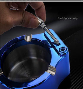 Cenicero <span class=keywords><strong>de</strong></span> Metal Retro, encendedor <span class=keywords><strong>de</strong></span> diez mil fósforos, Cenicero multifunción, gran regalo para padre, marido, novio - Product Image 2