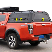 Benext Couvercle de tonneau rétractable pour Ram 1500 Aluminium Truck Canopy Topper Camper Hardtop pour Pickup Wingle Model Tundra/NP300