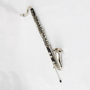 OEM China Bb tono clarinetto basso con corpo <span class=keywords><strong>in</strong></span> gomma dura e tasti nichelati collo e campana <span class=keywords><strong>B</strong></span> clarinetto - Product Image 1