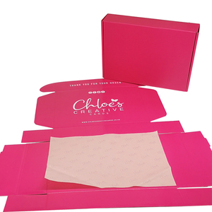 Tùy chỉnh gửi thư bao bì giấy Hộp Quà Tặng mạnh mẽ các tông sóng thùng carton mỹ phẩm vận chuyển hộp bưu phẩm cho quần áo gói - Product Image 2