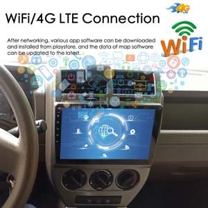 Radio Estéreo para Auto con CarPlay y Voz AI de 8GB+128GB para Jeep Compass 2007-2009, Navegación GPS, Android 13, Reproductor Multimedia de Video 2Din - Product Image 2