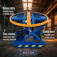 Plateforme élévatrice manuelle à ressort rotatif pour palettes, table de levage auto-équilibrante pour ligne de production, capacité 2000 kg