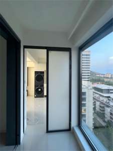 Puerta <span class=keywords><strong>PT</strong></span> de Alta Calidad, Duradera, con Doble Vidrio Templado, Antirrayaduras, Impermeable, con Marco de Aleación de Aluminio para Cocina, Baño u Oficina, Puerta PD - Product Image 3