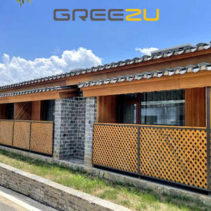 Maison écologique en bambou vert Conception de chalet en bois structurellement conçue Loge détachable préfabriqué pour vivre - Product Image 2