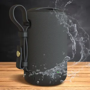 Producto más vendido IPX5 impermeable estéreo HIFI sonido activo portátil inalámbrico cordón Bluetooth altavoz con logotipo personalizable