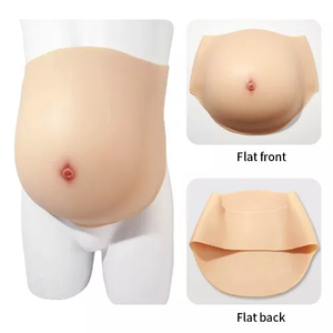 Eta réaliste jumeaux grossesse ventre en silicone ventre de femme enceinte 4/6/9 mois pour transexuelle <span class=keywords><strong>sissy</strong></span> travesti accessoires - Product Image 4