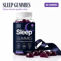 Gummies pour le sommeil OEM, 60 unités, sans sucre, qualité sommeil réparateur, marque privée