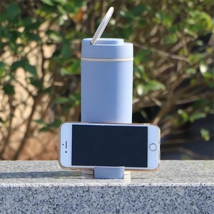 Eco Friendly Phone Holder Bouteilles D'Eau En Plastique Wheat <strong>Straw</strong> <strong>Water</strong> <strong>Bottle</strong> With Custom Logo - Product Image 5