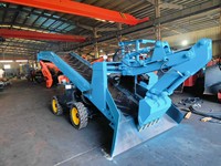 KAPURO MWB-50 Cargadora de correa de 4 ruedas Mucking Loader de alta eficiencia, 50 m³/h, para minería de pequeñas minas
